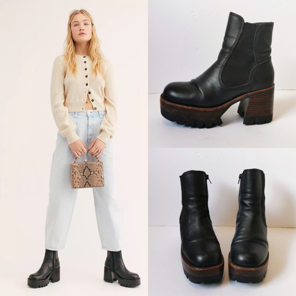 Free People X Jeffrey Campbell Preston platform boots